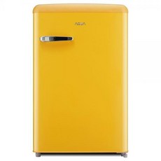 Haier 하이얼 아쿠아 23년형 신모델 ART101MNY 미니 레트로 스탠드형 김치냉장고 95L, 옐로우
