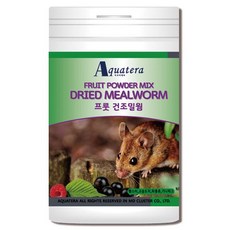 아쿠아테라 햄스터&고슴도치 영양간식 건조밀웜, 1개