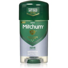 데오드란트 남자 (4중) Mitchum Power Gel Anti-Perspirant Deodorant Unscented 2.25 ozPackaging은 다, 1