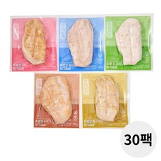 함께하닭 스팀 닭가슴살 100g x 30팩 3kg 혼합 5가지 맛,