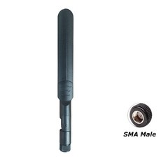 수 회전식 와이파이 모듈 안테나 SIM7600E H A7670E 용 4G LTE 라우터 700 2700MHz GSM 3G 고이득 8dBi SMA J 10개, 01 Black 10pcs