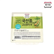 베스트식품 종가집 국산콩두부 부침 300g x12개, 12개