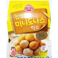 오뚜기 찹쌀미니도나스믹스 500g 가정 식당 업소 식자재 식재료, 1개