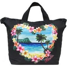 lesposac 레스포삭 알로하 선라이즈 HAWAII 익스클루시브 이지 캐리 토트 크로스바디 + 탑 핸들 핸드백 스타일 2431/컬러 K586 배치 프린트 - 생생한 열대 레이