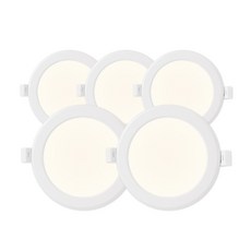 라인라이팅 LED 4인치 다운라이트 10W (벌레유입방지/방습), 5개, 주백색 5개, 주백색