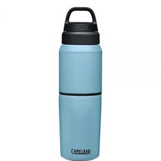  카멜백 816928 CamelBak MultiBev 물병 및 여행용 컵 - 진공 단열 스테인리스 스틸 테라코타 로즈/카멜리아 핑크 653.7g(22온스) 병 473.2ml(16온스, 481.9g(17온스), 황혼 블루, 황혼 블루 