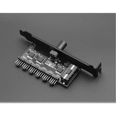 [해외] PC 6 채널 U는SEEK 팬 HUB COOLING 팬 SPEED CONTROLLER 한 1.6G CPU CASE HDD VGA PWM 팬 PCI BRACKET 힘 BY, Other 4PIN
