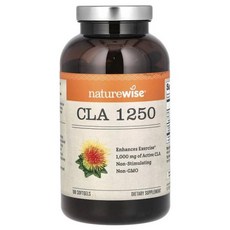 NatureWise 공액리놀레산 CLA 1250mg 180소프트젤, 2kg, 1개, 1.5L