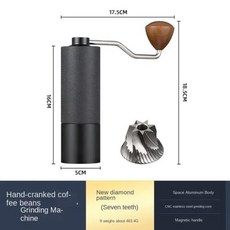 콜드브루 커피메이커 핸드 연마기 커피 머신 콩 수동 간편한 휴대 대용량, 1개, 2) black