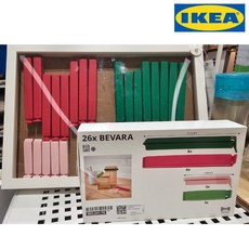 IKEA 이케아 BEVARA 베바라 밀봉클립 26입 봉지 집게, 1세트