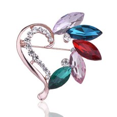 샤넬하트브로치