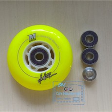 휠 + 베어링 8 pcs matter juice zefiro 인라인 롤러 스케이트 휠 seba igor ksj hv hl 용 fsk 슬라럼 제동 스케이트 휠|roller ska, 1개, Blue 72mm ILQ, Yellow 72mm ILQ9