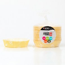 페트컵몰드(85mm)노랑리본, 노랑, 100개