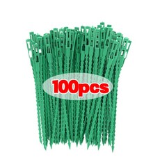 10/50/100/200pcs 재사용 가능한 정원 케이블 타이 토마토 포도 나무 플라스틱 식물 트리 패스너 주최자, [00] 100pcs, 03 100pcs