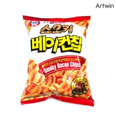 1500 스모키 베이컨칩 70g 과자 간식 출출함 군것질 맛있는 바삭함 고소함 빙그레, 단품