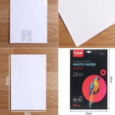 컬러잉크젯 포토 인화지 A4 20매 180G OHP필름잉크젯프린터용A4
