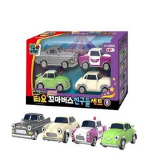 아이코닉스 타요 스페셜 꼬마버스 친구들 세트 8, 멜로디, 버드, 그레이, 마법수사대