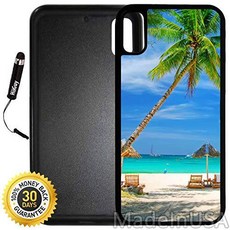 Custom 아이폰 X/ XS 케이스 (트로피칼 비치 Resort Palm 트리 샌드) Edge-t, 상세내용참조, 상세내용참조