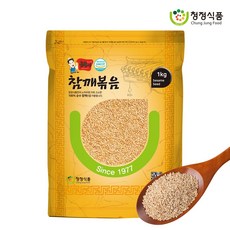 청정식품 HACCP 수입산 고소한 통 참깨볶음 1kg, 1개