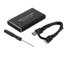 미니 SSD 케이스 mSATA-USB 3.1 하드 드라이브 mSATA USB 3.0 어댑터 30*30/50 디스크용 외장 스테이트, 한개옵션1, 02 mSATA to USB3.0