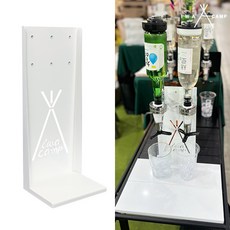위스키 디스펜서 1구 2구 캠핑 IGT 하이볼 양주 술 거치대, 1개, 05_1구/2구 베이직 디스펜서(퓨어러제외)_화이트