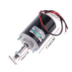 DIY 발전기를위한 영구 자석 브러시 모터 고속 DC 모터 (3500rpm 12V), 12V-3500 회전, 1개