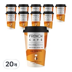 프렌치카페 로스터리 더블 카라멜 라떼, 250ml, 20개