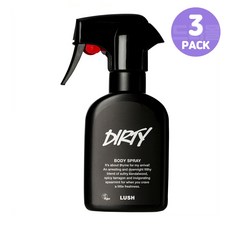 러쉬 더티 스프레이 영국 Lush Dirty body spray 200ml 3팩