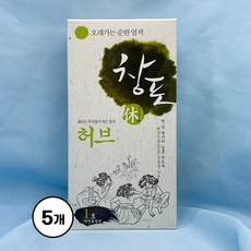 중외제약 창포 휴 허브 염색약, 5개, 1호