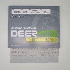 디어포스 흰색 종이사포 10종 ACM66/CCM66, 80번(1장)