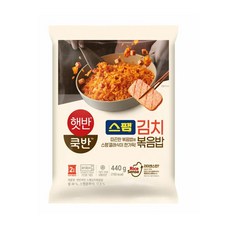 햇반스팸김치볶음밥440G 냉동, 440g, 4개