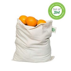 Muslin Produce Storage Bags - Almond Milk Bags - Reusable grocery bags cotton drawstring - Candy Bag - Breathable Muslin Organic Cotton Reusable Prod, 1개 - 오가닉스포리지