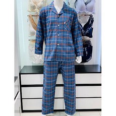 트라이엄프 AK수원점 트라이엄프 20FW 기모 블루체크 남성잠옷TMJ0948