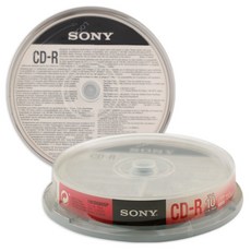 SONY dvdr 공dvdr 공CD CD-R 700MB 48X 10P CD CDRW 공시디 (케이크), 1개