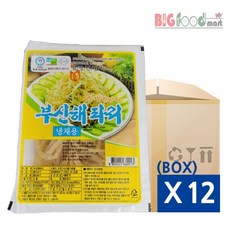 맛있는 부산 해파리 1kg x 12개 (BOX), 1박스
