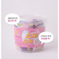 [앙팡드봉봉] 피크닉 소미소미 수제 유기농 솜사탕, 75g, 4개