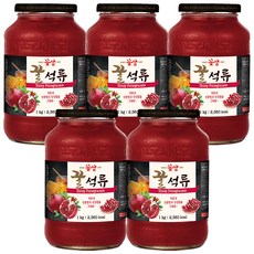 꽃샘 꿀석류차 액상, 1kg, 5개
