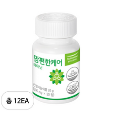 풀무원건강생활 맘편한케어 테아닌, 30정, 12개