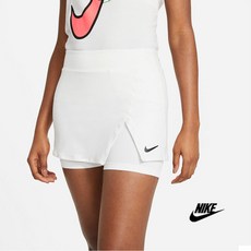 나이키 코트 빅토리 여성 테니스 스커트 화이트