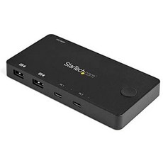 StarTech 2 Port USB C KVM Switch - 4K 60Hz HDMI - Compact Dual Port UH, 상세내용참조
