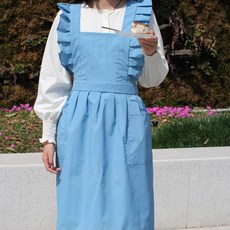 굿도우 여성 러플 원피스 앞치마