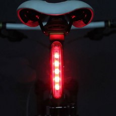 STARMALL 자전거 후미등 LED 후방라이트 5구 건전지 자전거램프, 1개