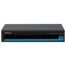 이지넷 NEXT-POE2612-TP 스위칭허브 (1000Mbps 8포트 POE+)