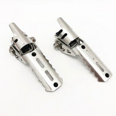 De la autopista estribos delanteros plegable reposapiés abrazaderas 22mm 25mm para BMW R1200GS LC R, 플라 타