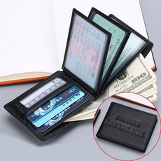 머니클립 자동차 운전면허증 가죽커버