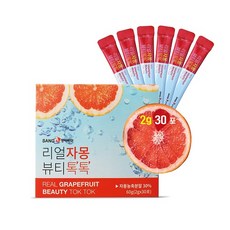 1+1 상아제약 저분자 피쉬콜라겐 비타민c 자몽 농축 분말 리얼자몽뷰티톡톡 (2g * 30포)