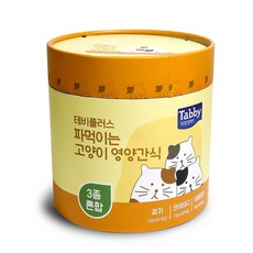 테비플러스 짜먹이는 츄르 10g x 120개입 고양이 영양간식, 참치/연어와대구/가리비와치킨, 1개