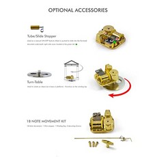 18 Note Mechanical Movement Music Box Component (090.Dont Cry For Me Argentina (Evita A.L Webber)), 본상품