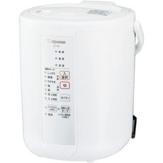조지루시 가습기 2L 스팀식 증기식 필터 불필요 관리 간단 자동 화이트 EE-RQ, 213첩 연속 가습 강 6시간