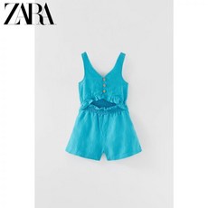 자라키즈린넨점프수트